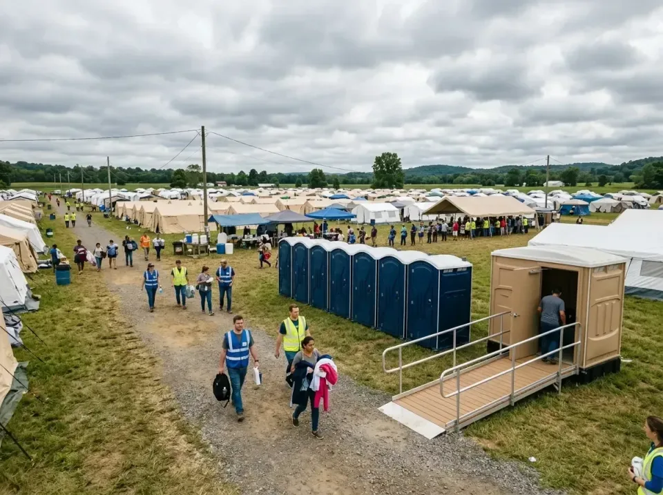 disaster-relief-camp-restrooms-010 — frequently asked questions, Dumpster & Portable Bathrooms Rental in Junction City, KS